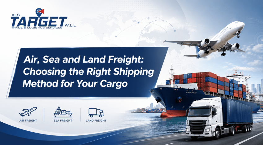 Air, Sea, and Land Freight: Choosing the Right Shipping Method for Your Cargo