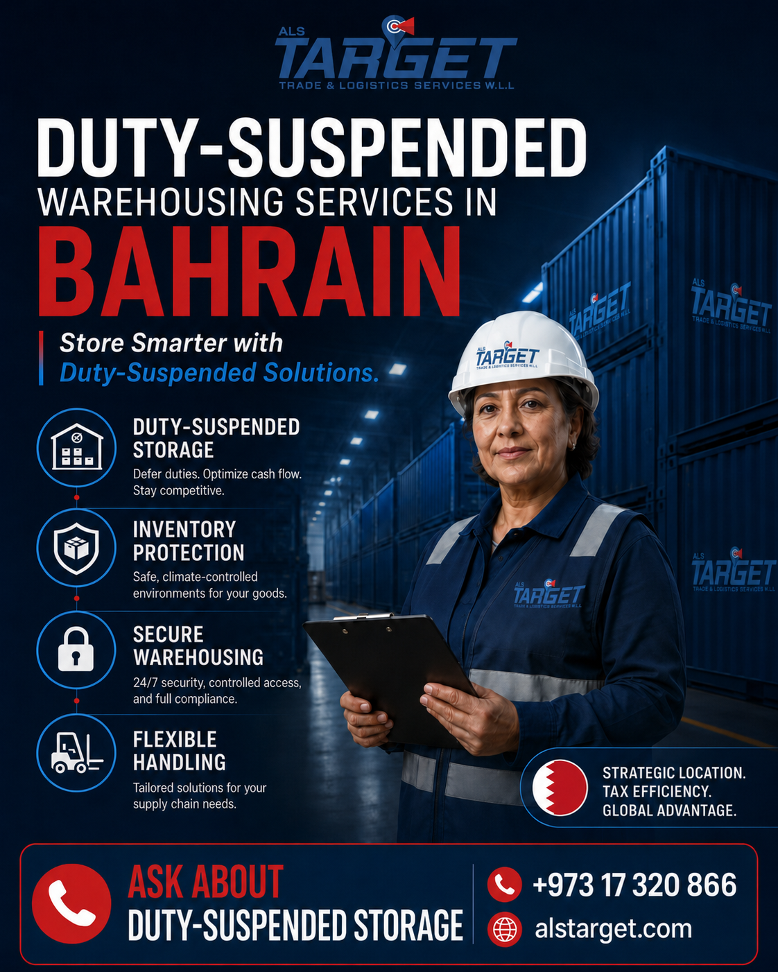 Duty Suspended Warehousing Services in Bahrain
