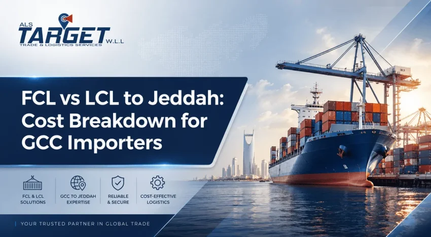 FCL vs LCL to Jeddah: Cost Breakdown for GCC Importers