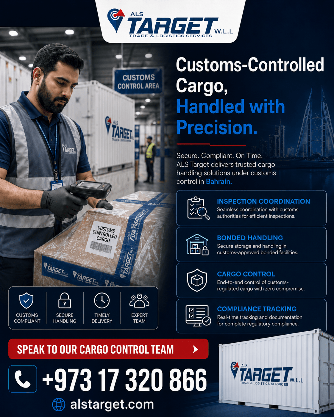 Customs-Controlled Cargo Handling Services in Bahrain