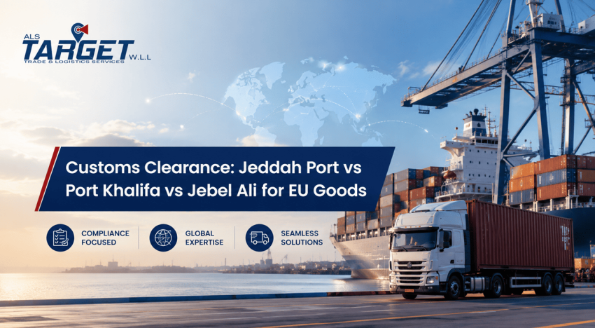 Customs Clearance: Jeddah Port vs Port Khalifa vs Jebel Ali for EU Goods