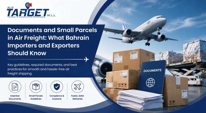 Documents and Small Parcels in Air Freight: What Bahrain Importers and Exporters Should Know