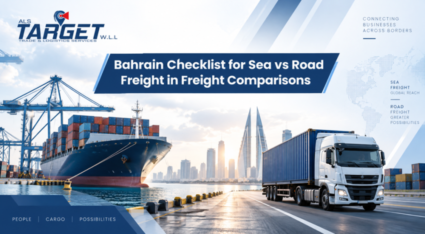 Bahrain Checklist for Sea vs Road Freight in Freight Comparisons