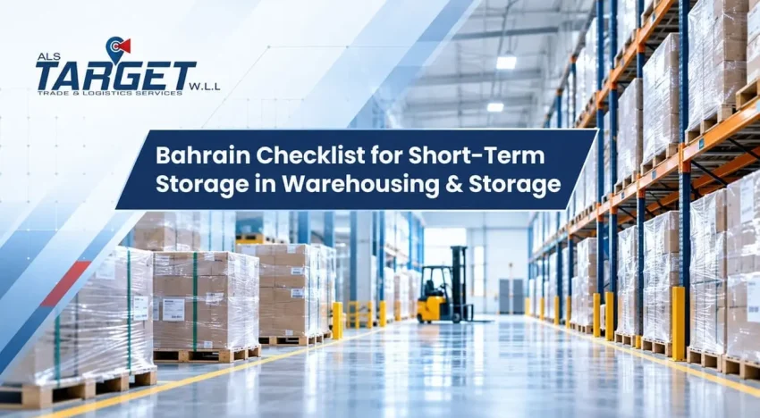 Bahrain Checklist for Short-Term Storage in Warehousing & Storage